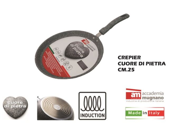 Crepier Cuore Di Pietra Cm.25 X Induzione-8010111043898