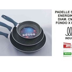 Padelle Set 3 Pz. Tris 18/24/28 Energika Stone-8010111046387