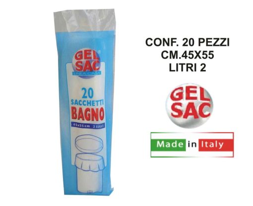 Sacchetto Immond. Bianco Cm.45X55 Cf.20 Pz.-8003145945016