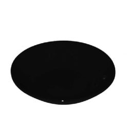 Piatto Ceramica Fondo Cm.21 Nero-8057960556858