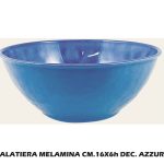 Insalatiera Melamina Cm.16X6H Dec. Azzurro-8057960558821