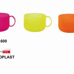 Tazza Latte Plastica Sunny Cc.600-8018288001352
