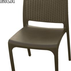 Sedia Resina Cross Marrone Bica-