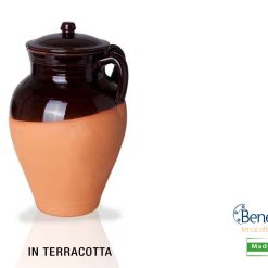 Pignata Fuoco Caldea Terracotta C/Cop. Cm.14-8032770502240