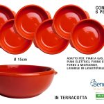 Tegamini Terracotta Set 6 Pz. Ghiotta Rosso-8056364861186