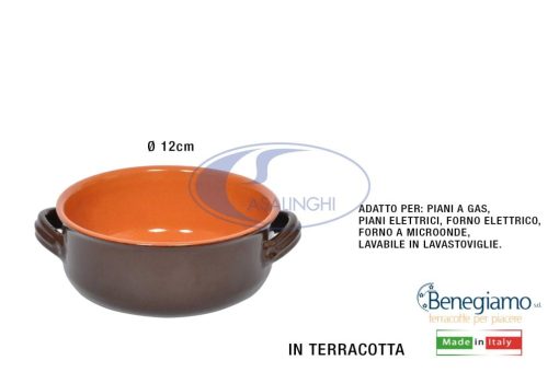 Casseruola Familia Terracotta Cm.12 S/Cop.-8032770509638 Casseruola Familia Terracotta Cm.12 S/Cop.-8032770509638