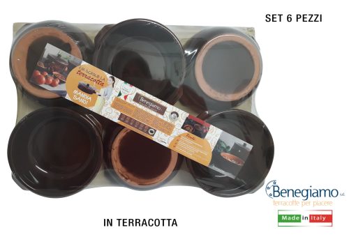 Tegamini Terracotta Set 6 Pz. Ghiotta-8056364861230