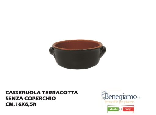 Casseruola Familia Terracotta Cm.16 S/Cop.-8032770508020