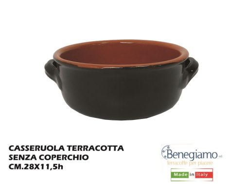 Casseruola Familia Terracotta Cm.28 S/Cop.-8032770508068