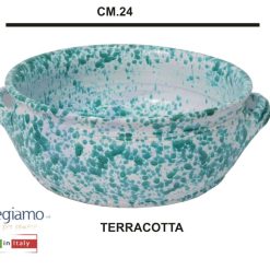 Tegame Tarracotta Cm.24 Schizzato-8032770509201