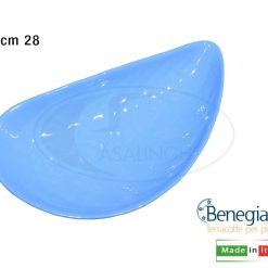 Piatto Cozza Piccola Turchese Cm.28-8056364864804