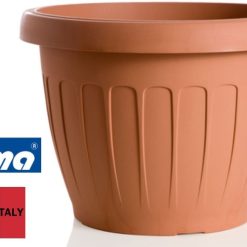 Bama Vaso Terra Tondo Plastica Terracotta CM.45 LT.31 - immagine 2