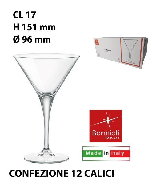 Calice Martini Cocktail Cl.17 Conf.12 Pz.-8004360047233