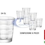 Bicchiere Cube Conf. 6 Pz. Cl.24 Acqua-8004360081626