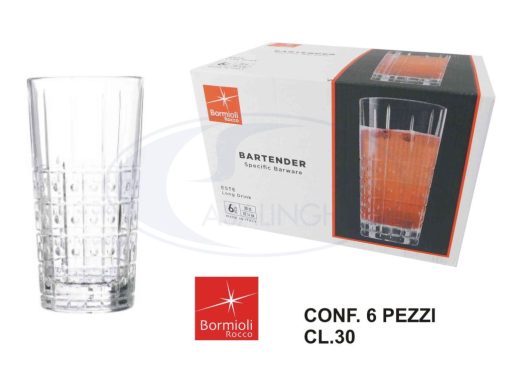 Bicchiere Bartender Conf. 6 Pz. Cl.30 Este Long Dr-8004360086287