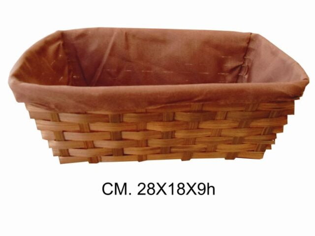 Cestino Portapane Cpn05 Rett.Fod. Cm.28X18X9H-8025520023140