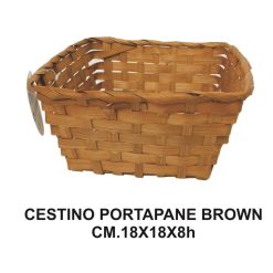 Cestino Portapane Quadrato Cpn02 Cm.18X18X8H-8025520016302