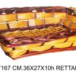 Cesta Vimini Rett.Re Cm.36X27X10H Bicol.-8025520024291