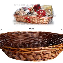 CESTA VIMINI CNT253 OVALE CM.66X48X17