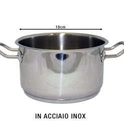 Casseruola Veronica Cm.18 Inox-8680465044140