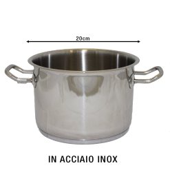 Pentola Veronica Cm.20 Inox-8680465044171