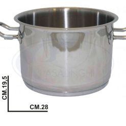 Pentola Veronica Cm.28 Inox X Induzione-8680465077575