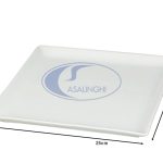 Piatto Quadro Kent Cm.25X25 Bianco-8053677189693