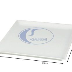 Piatto Quadro Kent Cm.25X25 Bianco-8053677189693