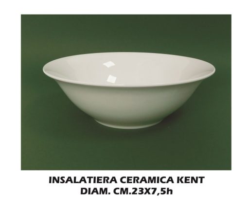 Insalatiera Ceramica Bianca Cm.23 Lido-8056039376243