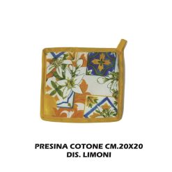 Presina Cotone Cm.20X20 Dec. Limone-0806891285997