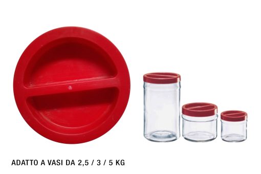 Tappo Rosso X Vaso Ortes Gr.2500/3500/5000-