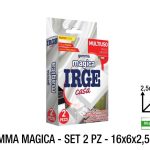 Gomma Magica Set 2 Pz. Cm.16X6X2