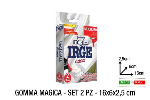 Gomma Magica Set 2 Pz. Cm.16X6X2