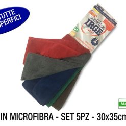 Panno In Microfibra Set 5 Pz. Cm.30X35 Irge-8021723033320