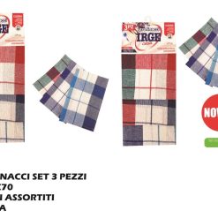 Strofinaccio Melissa Conf. 3 Pz. Cm.50X70-8021723049352