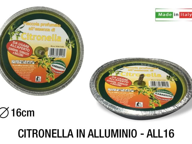 Citronella In Alluminio Cm.16 All16-8056370651160