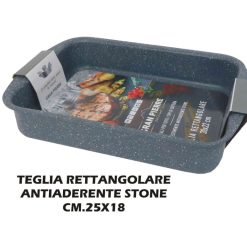 Teglia Rett.Re Antiaderente Cm.25X18 Gran Pierre-8032591297868