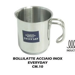 BOLLILATTE ACCIAIO CM.10 EVERYDAY
