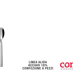 CUCCHIAINO CAFFE' ALIDA CONFEZIONE 6 PEZZI 14CM