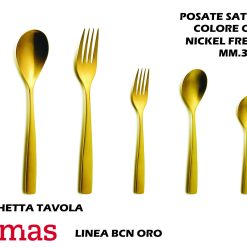 Forchetta Tavola Bcn Oro-8425734060981