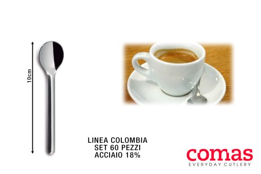 Cucchiaino Moka Conf. 60 Pz. Colombia 18%-8425734063435 Cucchiaino Moka Conf. 60 Pz. Colombia 18%-8425734063435