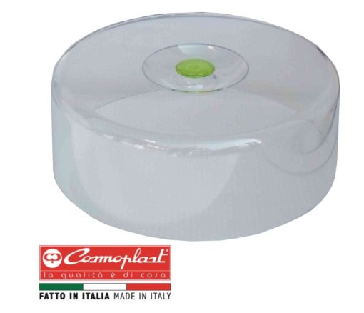 Coperchio Copritorta C/Pom. Cm.31X11H Cosmoplast-3999900004744