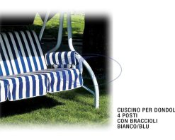 Cuscino X Dondolo Master 4 Posti Bianco/Blu-8024078000931