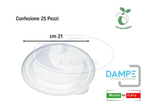 Coperchio X Insalatiera Tonda Cm.21 Set 25 Pz.-8058450594718