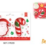 Taglia Pasta Set 2 Pz. Babbo Natale-8024622066963