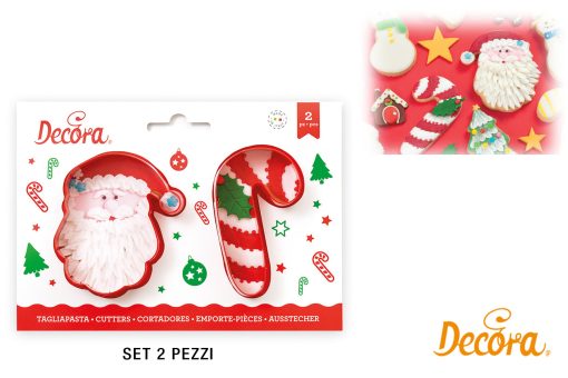 Taglia Pasta Set 2 Pz. Babbo Natale-8024622066963