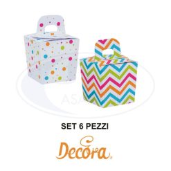 Scatola Candy Box Set 6 Pz. Let'S Party-8024622071950