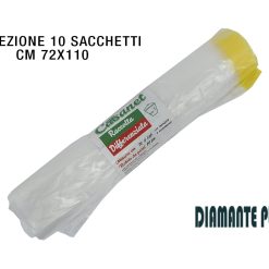 Sacchetto Immond. Trasp. Cm.72X110 Cf.10 Pz.Lt.110 Maniglia A Scorrimento-8052282960277