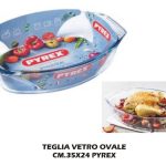 Teglia Vetro Ovale Cm.35X24 Pirex-3426470268561