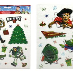 Sticker Toy Story Natalizi Cm.21X34 Conf. 2 Fogli-8033113236976